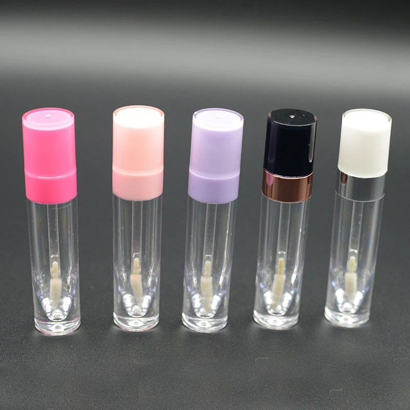 Quality Cosmetic Empty Lip Tube 6ml Rose Gold Lip Gloss Tubes Customized Lip Gloss Tube