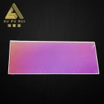Quartz plate for uv curing lamps