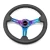Import Racing Car Accessories 350mm 14inch Neo Chrome Spoke Genuine Leather Steering Wheel from China