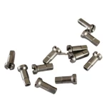 Rainbow Pillar Gr5 Mountain Bike Titanium Alloy Bicycle Spokes Bending Head Titanium Spoke Nipple