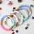 Import Rainbow Polymer Clay Tiny Bead Spacers Crafts Bracelets,6x1mm Flat Rondelle Vinyl Disc Heishi Loose Bead Bracelet Supplies from China