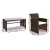 Import rattan furniture 4pcs simple luxury coffee table set from China