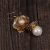 Import RE4050-1 Handmade Bridal Earring Fresh Water Pearl Dangle Earring Fashion Women Girls Wedding Flower Ear Stud from China