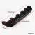 Import Rear Shark 6 Fin Curved Bumper Lip Diffuser Kit Car Spoiler Decoration Matte Black from China
