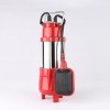 Red 220V electric submersible sewage water pump with float switch