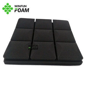 Reduce Noise Soundproofing Foam Sandwich PU Foam Acoustical Panel for Studio