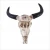 Import Resin Longhorn Cow Skull Head Wall Hanging Decor 3D Animal Wildlife Sculpture Figurines Crafts Horns For Home Halloween Decor from China