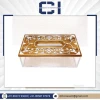 Restaurant Usage Table Decoration Handmade Polished Bone Inlay Tissue Box Napkin Holder from Bulk Supplier