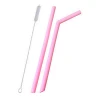 Reusable Silicone Straws Drinking Straw Soft Bent Straight Straw for Tumbler Cocktail Juice Party Bar Accessories Barware