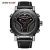 Import RISTOS 9341 New Design Men&#39;s Watch Quartz Leather Strap Sport Digital Watches For Men from China