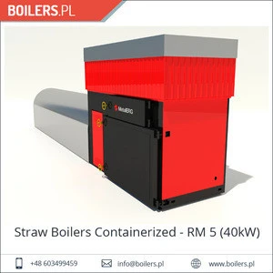 RM 5 40kW Containerized Straw Burning Boiler