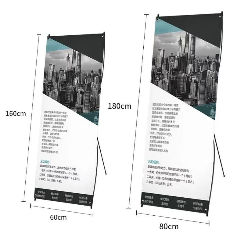 Buy Roll Up Banner X Display Rack, Door Type Display Rack, Retractable ...