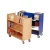 Import Rolling Used Wooden Metal Mobile Steel Library Furniture Biblioteca Book Trolley With Wheels from China