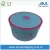 Import rope handle cardboard paper rolled edge round gift box with window display from China