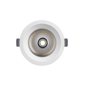 Round Lighting Fixture COB LED High out put lumen Recessed Downlight