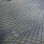 Royal Blue Rhombus Shimmer Lurex Knitted Fish Net Decorative Glitter Mesh Fabric with Cheap Wholesale Price