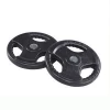 Rubber Cover and Two Holes Weights Plate/rubber weight/weight lifting