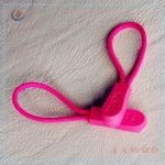 Rubber Zipper Sliders With 3D LOGO Embossed Welcome Custom
