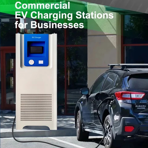Rushan Floor Mounted Electric Car Fast Charging Station 60KW 90KW 120KW 150KW Commercial DC EV Charger