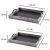 Rustic Style Wood Chalkboard Surface Nesting Breakfast Serving Trays with Decorative Handles Set of 2