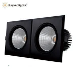 SAA approved 2 heads ar111 LED Grille Lights,2*15w LED Grille down light