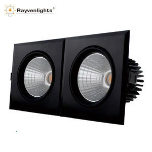 SAA approved 2 heads ar111 LED Grille Lights,2*15w LED Grille down light