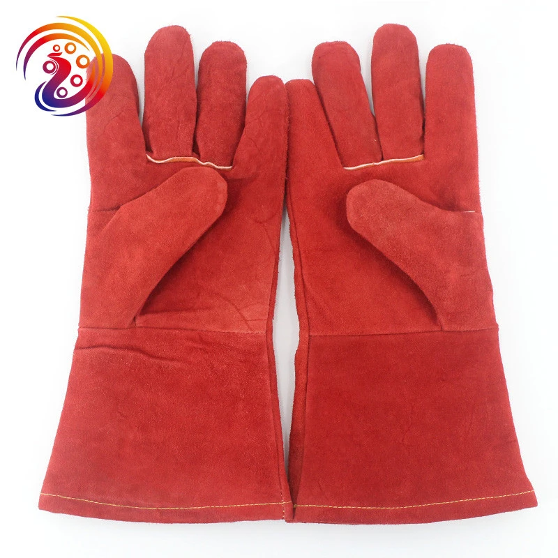 Safety and Industrial Leather Welding Work Welder Glove