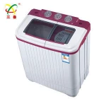 SANDIE ISO9001 CE certificates made in China semi automatic low noise twin tub mini washing machine