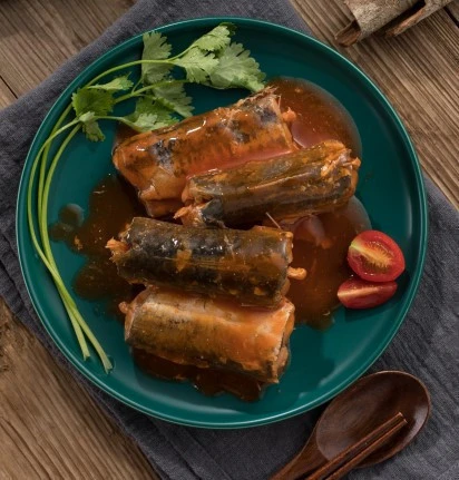 SANFENG SEAFOOD Canned Mackerel Fish In Tomato Sauce Canned Fish