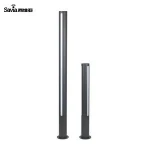 Savia Waterproof IP44 9w 3000K Aluminum PC Outdoor Decorative Pole Post Lamp Courtyard Led Lawn Garden Lights
