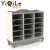 Import School Furniture Kids Plastic Cabinet Toy Cabinet for Kindergarten from China