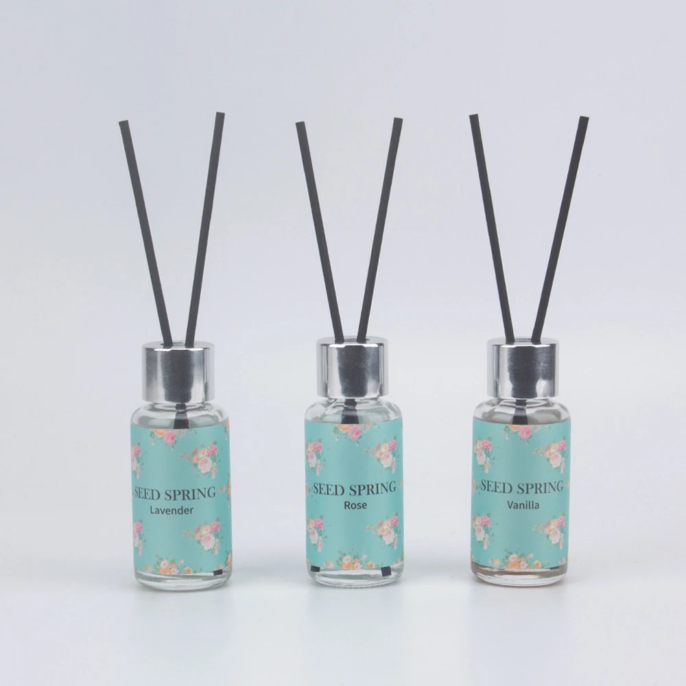 Seed Spring Reed Diffuser Glass Bottle Diffuser Reed 50ml 100ml 200ml Scent Reed Diffuser Sticks Air Freshener