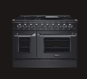 SENG CSA certified kitchen stainless steel  48&quot; Professional freestanding electric range with oven for home