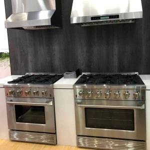 SENG CSA certified kitchen stainless steel professional electric 4 burner gas cooking range