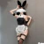 Import Sexy Lingerie For Women Costumes Dress Uniform Patent-Leather Apron Bunny Maid Outfit from China