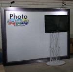 Shop 10ft High Quality 4 x 3 Advertising Wall Trade Show Booth Fabric Pop Up Display Rack Backdrop Banner Stand