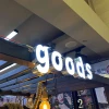 Shop advertising stainless steel acrylic 3D led channel letter sign