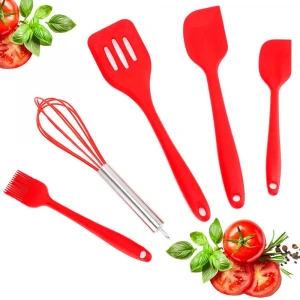 Silicone Baking Set Hygienic Cooking Tools Utensils Brush Home and Kitchen Accessories Bake Silicone Cookware Sets