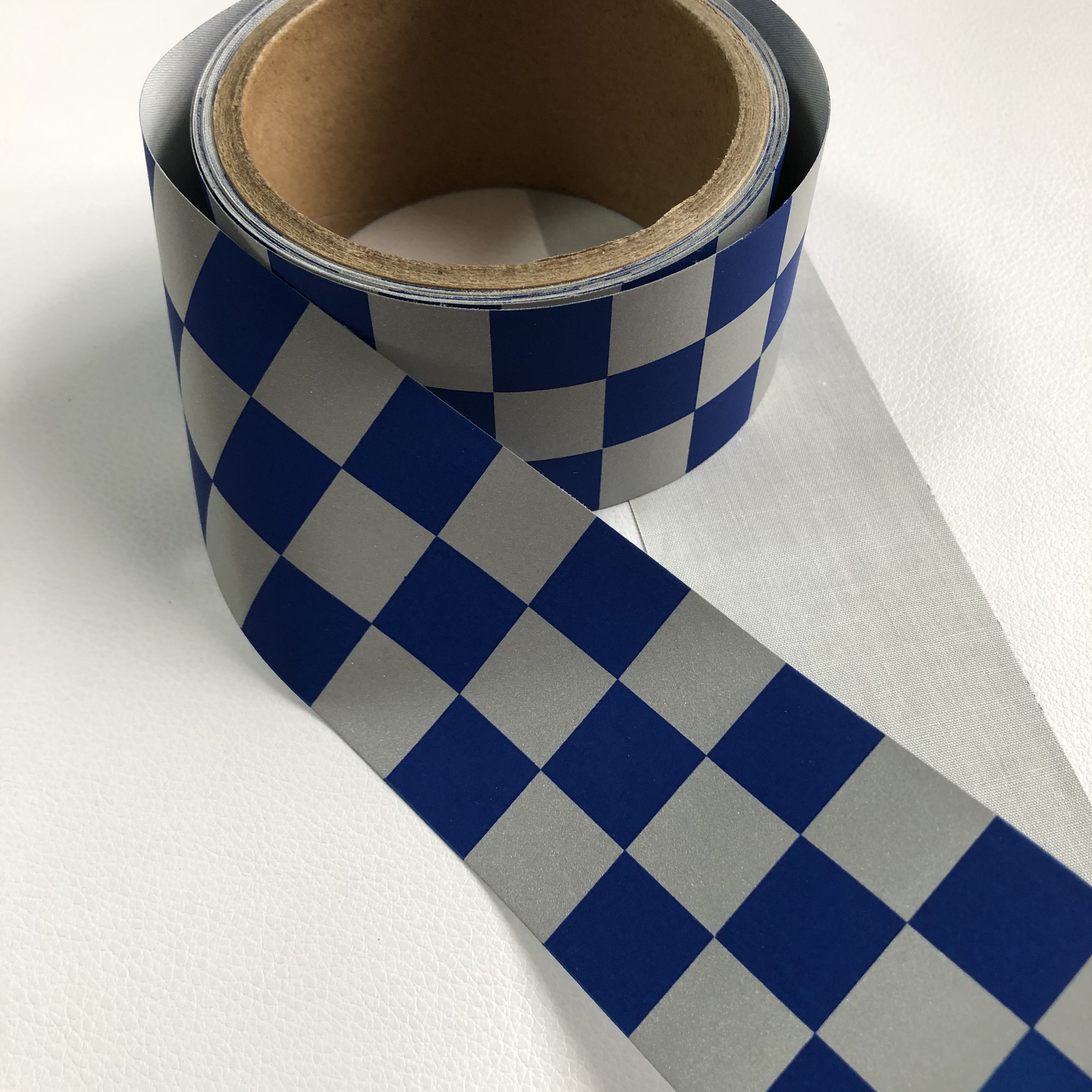 silver printed TC high light customized reflective material fabric for police clothes