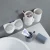 Import Simple Wall Mounted Personal Use Toothbrush Holder Set Plastic Bathroom Storage Shelf from China