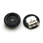 Single Dial B103 B203 B503 50K 10K 1K 20K 2K 5K 100K 16X2 MM Thumbwheel Potentiometer With Switch