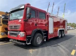 Sinotruk Howo 6x4 Emergence Vehicles Electric Engine Truck Fire Fighting Truck Firefighter Tanker Manual Euro 2 Diesel 25m