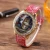 Import Sloggi charming watch cartoon owl moon quartz watch rose pattern belt watch from China