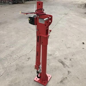 Small Portable Vehicle-mounted 1000kg 1ton Weight Pickup Mounted Crane With Electric Cable Winch