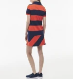 Smart Lady Tennis Polo Stripe Sport Dress HSD8123