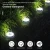 Import Solar Power Disk Light Outdoor Garden Solar Underground Light Deck Light Spotlight Buried Led Lamp Garden Landscape Decoration from China