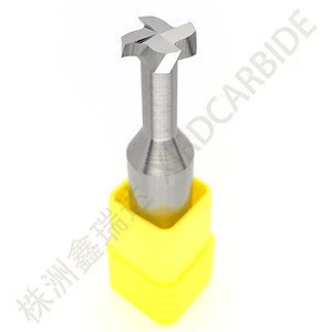 Solid carbide T-slot milling cutters with customized