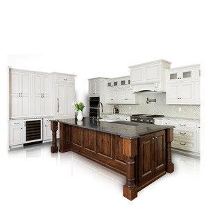 Solid wood door material base cabinet solid wood kitchen