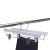 Solid Wood White Wooden Pants Hanger with Adjustable and Anti-Slip Clip&nbsp;