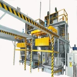 SP-G100 Light weight Building material machinery Plaster Block Machine gypsum block making machine
